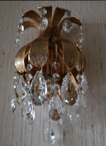 vintage wandlamp Palme voor Palwa ananas, Huis en Inrichting, Lampen | Wandlampen, Ophalen, Zo goed als nieuw, Glas, Mid-century