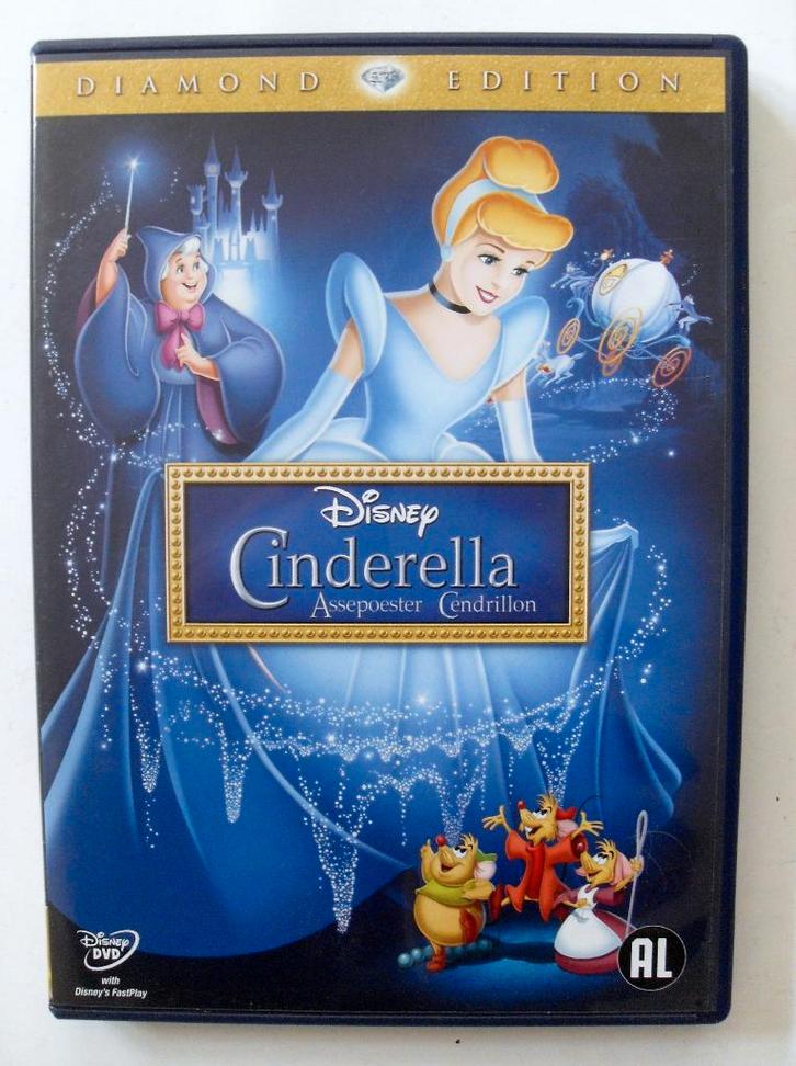 Assepoester (originele dvd) Cinderella - nr 12 - Disney, Cd's en Dvd's, Dvd's | Tekenfilms en Animatie, Gebruikt, Europees, Tekenfilm