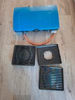 Campinggaz 400SG kooktoestel met 2 grillplaten BBQ, Caravans en Kamperen, Ophalen of Verzenden, Zo goed als nieuw