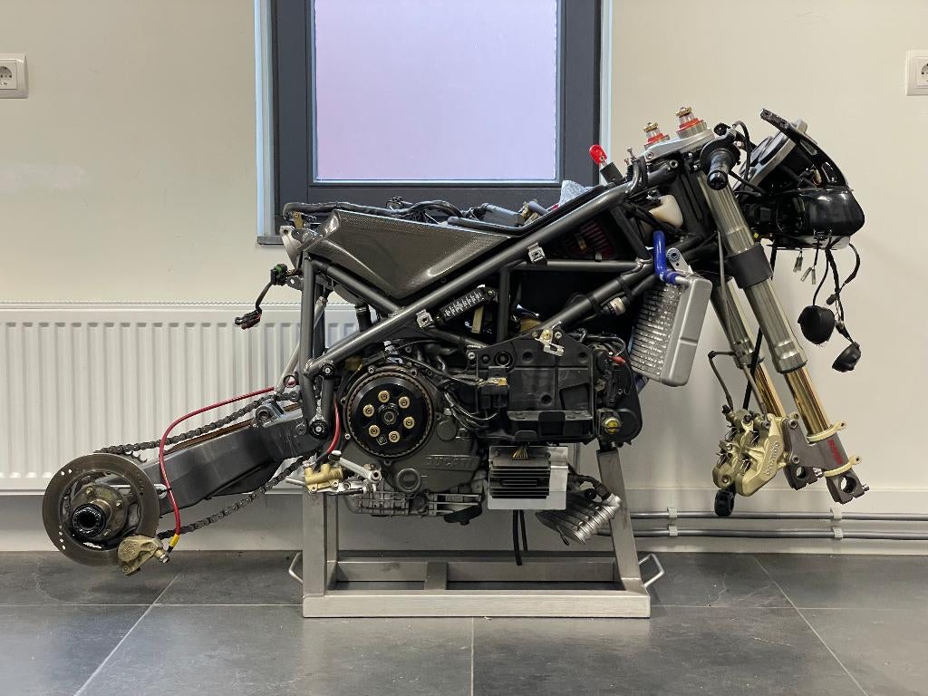 748 R Project 145 pk BIGGELAAR GETUNED 748R 916 996 998 SPS, Motoren, Onderdelen | Ducati, Ophalen of Verzenden, Gebruikt