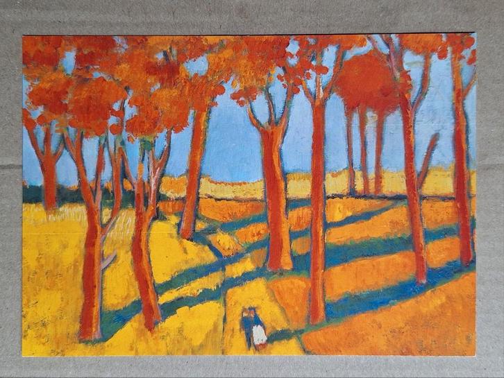 Toon Hermans - Landschap met geliefden, Verzamelen, Ansichtkaarten | Themakaarten, Ongelopen, 1980 tot heden, Overige thema's