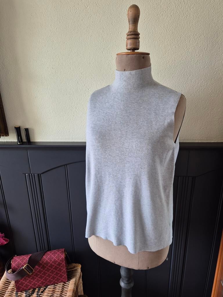 Knit-ted superleuke zijdemix top S NIEUWSTAAT!, Knit-ted, Ophalen of Verzenden, Zo goed als nieuw, Grijs