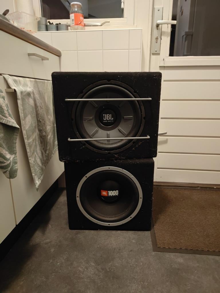 2x JBL 12 inch Subwoofers - 250W RMS, 1000W Piek, Audio, Tv en Foto, Luidsprekers, Ophalen