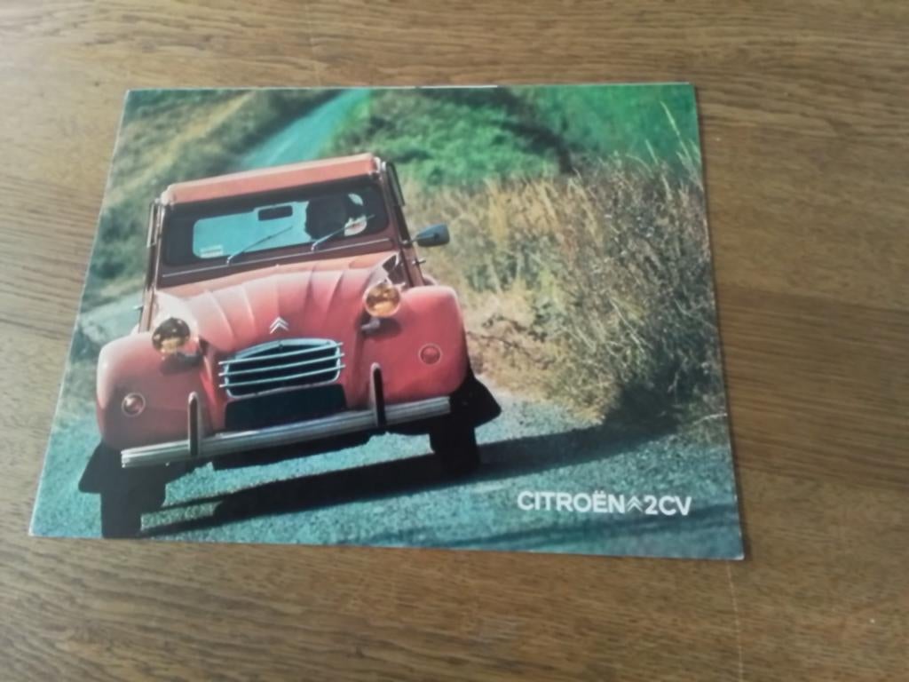Folder Citroën 2CV 1971, Ophalen of Verzenden, Zo goed als nieuw, Citroën