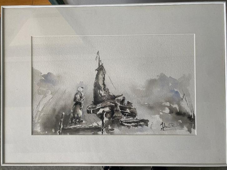 Werk van Johannes Ruis, Antiek en Kunst, Kunst | Schilderijen | Klassiek, Ophalen of Verzenden