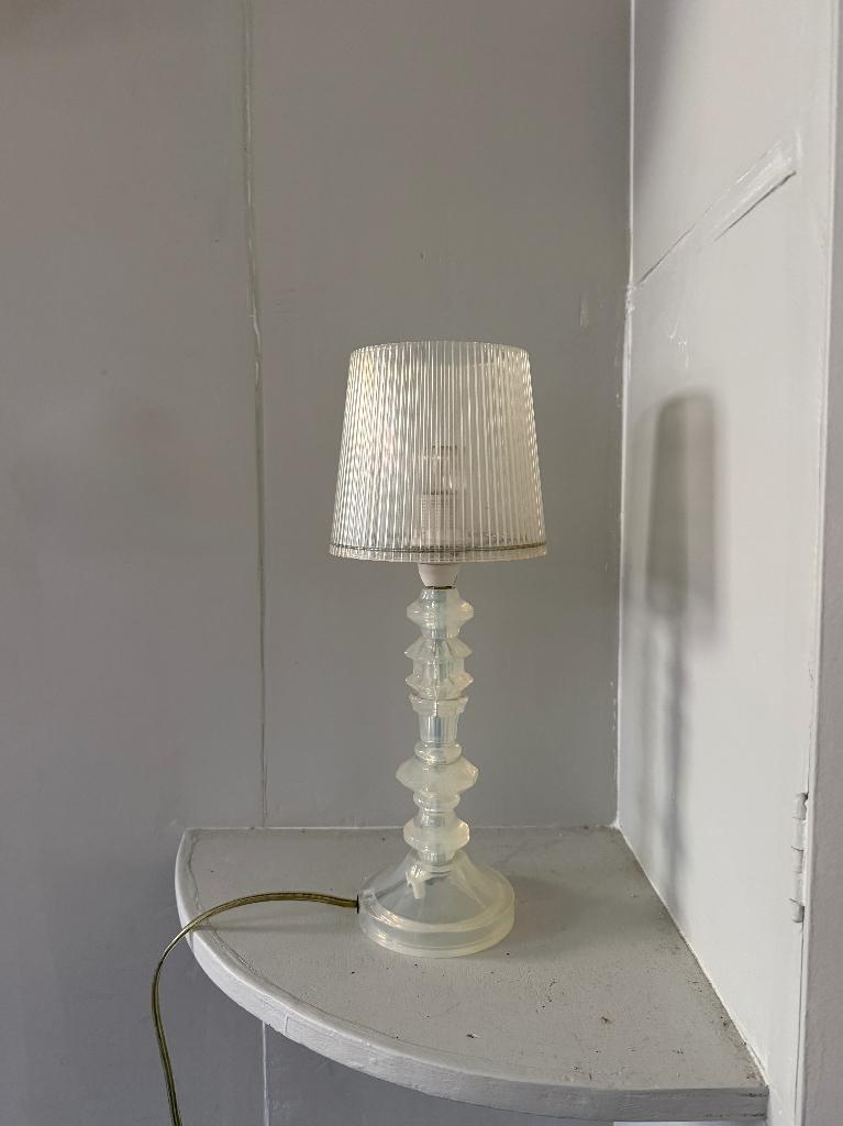 Vintage tafellamp, kunststof / plexiglas Italy, Ophalen