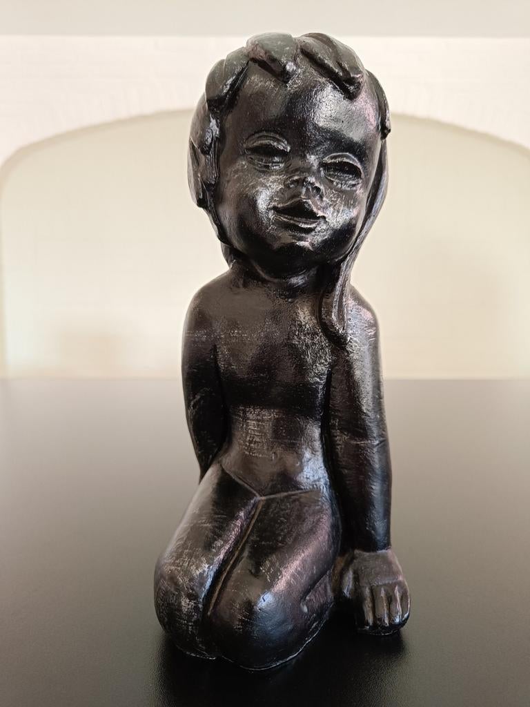 Beeldje Copy V.B. Martinique Venlo., Verzamelen, Beelden en Beeldjes, Ophalen of Verzenden, Zo goed als nieuw, Mens