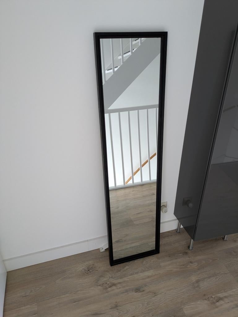 Spiegel zwart, Ophalen, Rechthoekig, Minder dan 50 cm, 100 tot 150 cm