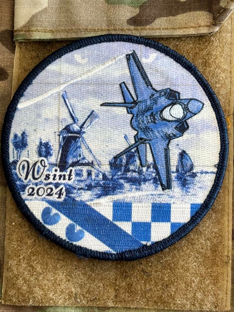 Embleem 322 SQN WSint 2024, Verzenden, Luchtmacht, Nederland, Embleem of Badge
