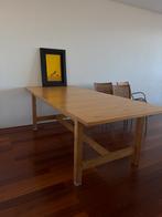 IKEA beukenhout eettafel, Huis en Inrichting, Ophalen, Gebruikt, Eikenhout, 200 cm of meer