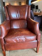 Bendic cognac leer fauteuil, Ophalen, Zo goed als nieuw, 50 tot 75 cm, Leer