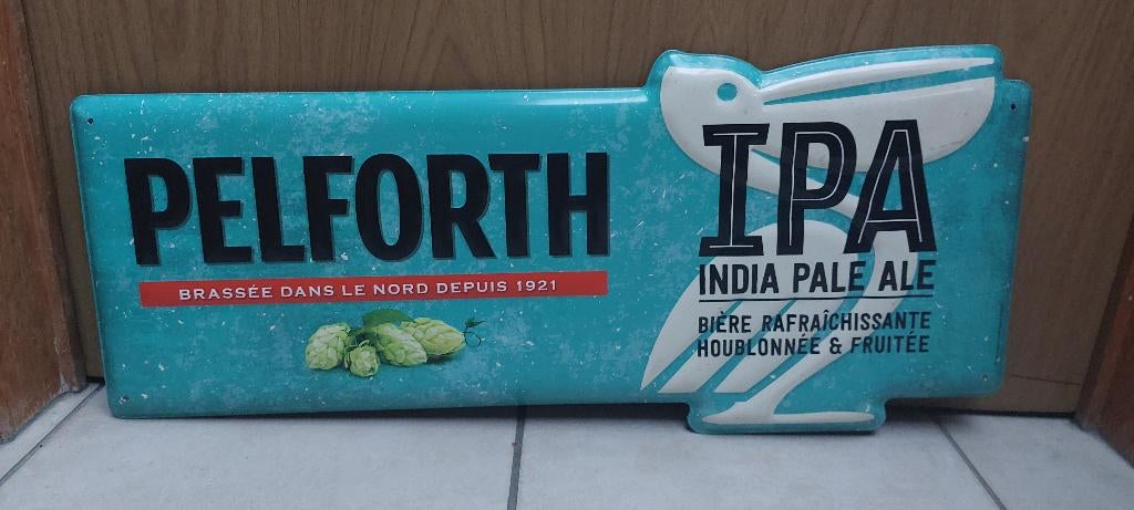 reclamebord Pelforth IPA bier, Ophalen of Verzenden, Nieuw, Reclamebord, Plaat of Schild, Overige merken