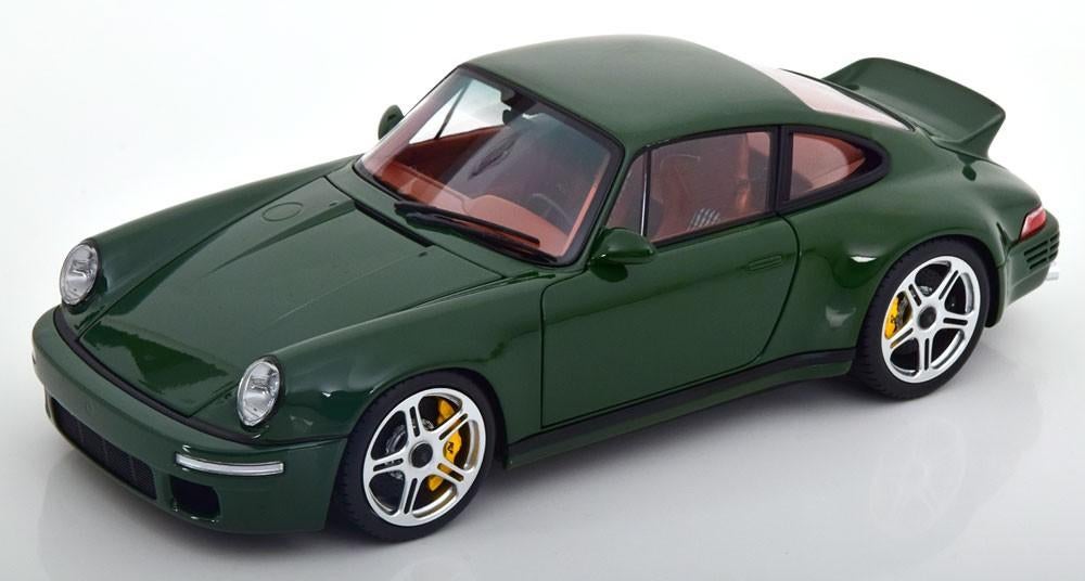 911 RUF SCR (964) in de kleur Irish Green .Zeldzaam, Hobby en Vrije tijd, Modelauto's | 1:18, Ophalen of Verzenden, Zo goed als nieuw