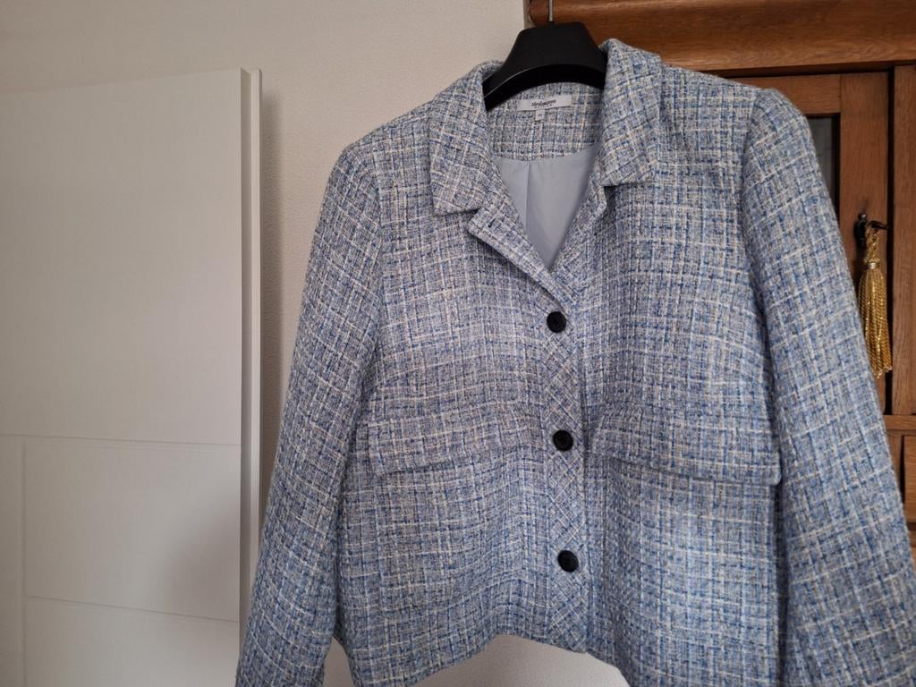 Dames Jas maat 48, Kleding | Dames, Grote Maten, Ophalen of Verzenden, Zo goed als nieuw, Jas of Mantel