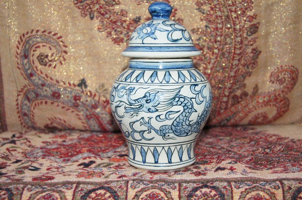 Draken deksel pot, Ophalen of Verzenden