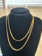 Monet Goudkleurige Ketting 92cm, Sieraden, Tassen en Uiterlijk, Kettingen, Ophalen of Verzenden, Gebruikt, Goud, Overige materialen