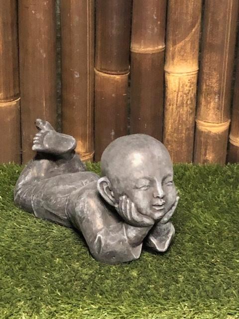 Baby Boeddha nr.22, Tuin en Terras, Tuinbeelden, Nieuw, Boeddhabeeld, Beton, Ophalen