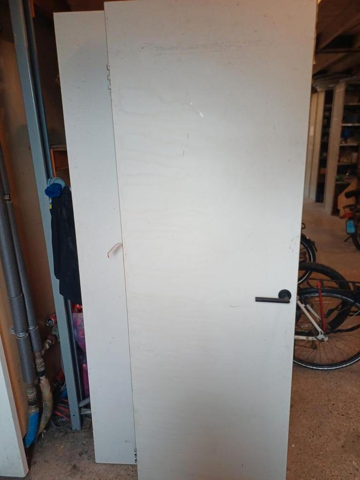 2 stompe deuren 211x78, Doe-het-zelf en Verbouw, Deuren en Horren, Binnendeur, 200 tot 215 cm, Ophalen of Verzenden