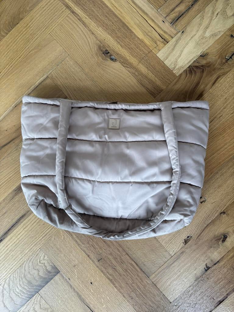 Jollein luiertas beige/naturel kleur, Kinderen en Baby's, Luiertassen, Ophalen of Verzenden, Gebruikt