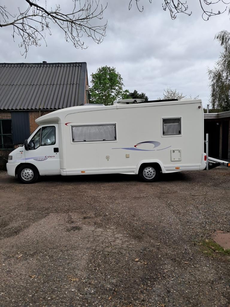 Fiat camper met Challenger opbouw, Particulier, Tot en met 4, Half-integraal