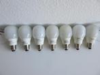 7 stuks Philips Softone 12W (50W) spaarlampen E27 fitting, 30 tot 60 watt, Soft of Flame, E27 (groot), Ophalen of Verzenden