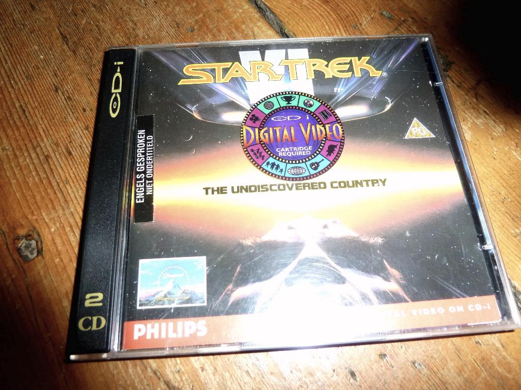 CD-I Movie Philips Star Trek Digital Video Movie 2CD engels, Avontuur en Actie, 1 speler, Ophalen of Verzenden, Zo goed als nieuw
