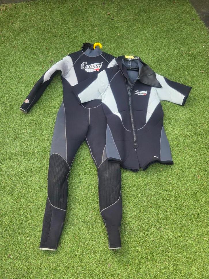 Duikpak met overpak merk Cressi XXL, Watersport en Boten, Duiken, Gebruikt, Duikpak, Ophalen of Verzenden