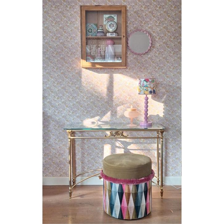 Hollywood Regency sidetable, Huis en Inrichting, Stoffering | Behang, minder dan 10 m², Ophalen