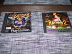 2x playstation pal rayman-en rayman 2, Spelcomputers en Games, Games | Sony PlayStation 1, Avontuur en Actie, Gebruikt, 1 speler