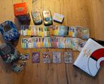 Japanse Pokémon kaarten met binder en opbergblikken, Ophalen of Verzenden, Zo goed als nieuw, Meerdere kaarten, Foil