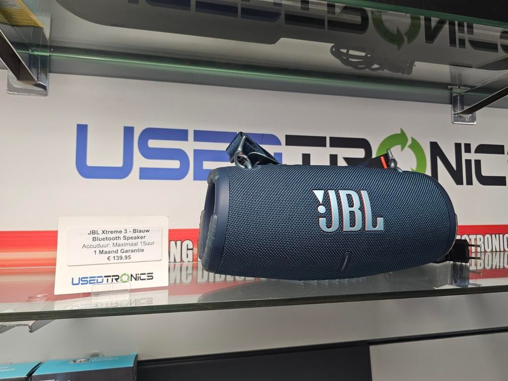 JBL Xtreme 3 Bluetooth Speaker - Blauw, 15 uur accuduur, Ophalen of Verzenden, Gebruikt, Overige typen, JBL