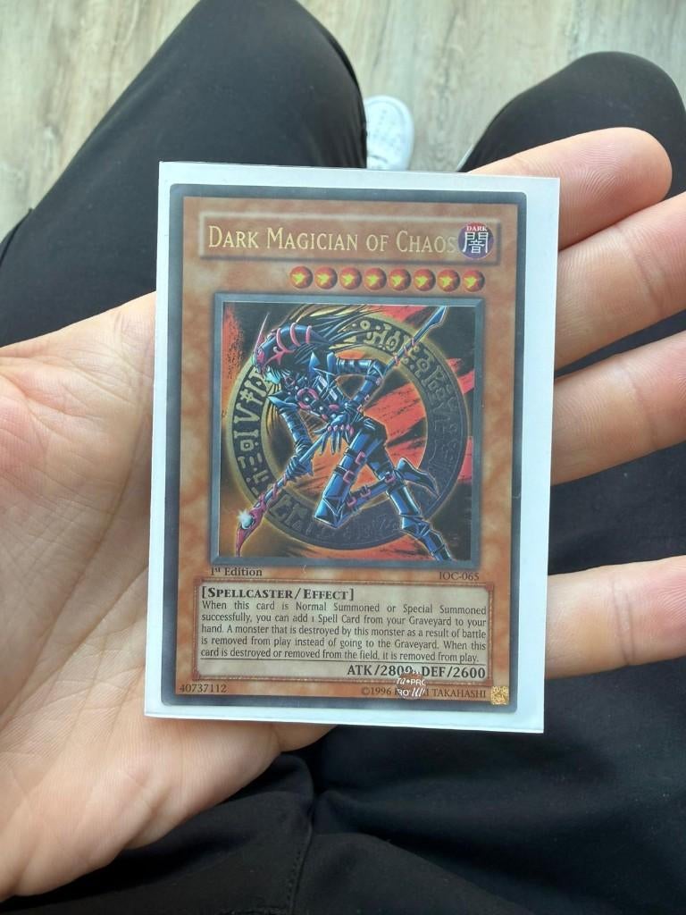 Dark Magician of Chaos [1st Edition] IOC-065, Ophalen of Verzenden, Gebruikt, Losse kaart