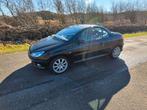 Peugeot 206 2.0 16V CC 2003 Zwart, Auto's, Peugeot, 136 pk, Zwart, 4 cilinders, 4 stoelen