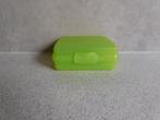 Tupperware Snackie Lunchbox 14x12x5,5 cm. Lime, Ophalen of Verzenden, Zo goed als nieuw, Groen, Overige typen
