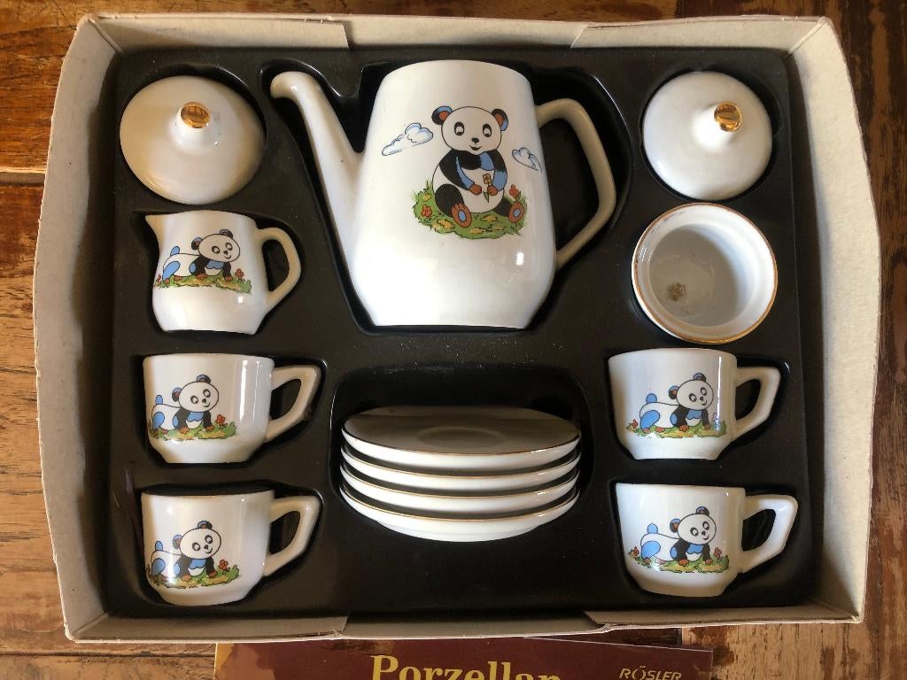 antiek compleet kinder serviesje, Antiek en Kunst, Ophalen of Verzenden