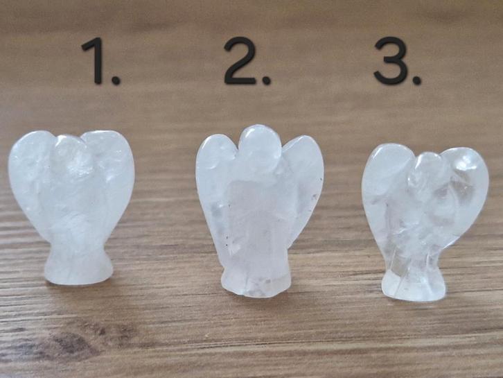 Engel carving edelsteen Bergkristal, Sieraden, Tassen en Uiterlijk, Edelstenen, Nieuw, Ophalen of Verzenden