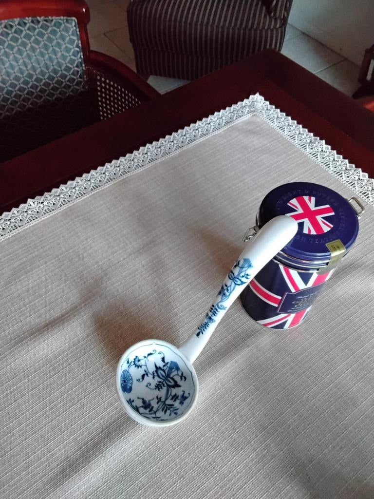 Bleu  Danube soepsleef., Antiek en Kunst, Ophalen of Verzenden