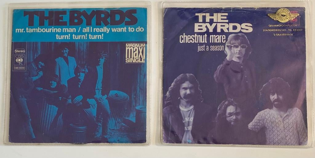 The Byrds - 2x Single Set - VG+/VG - 7 inch - CBS, Gebruikt, 7 inch, Single, Ophalen of Verzenden