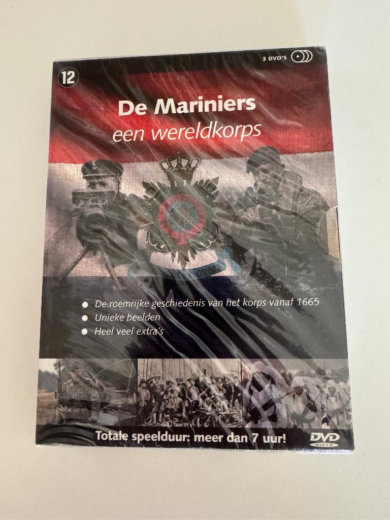 Nieuw in verpakking 3x DVD Korps Mariniers, Verzamelen, Ophalen of Verzenden, Marine, Nederland, Overige typen
