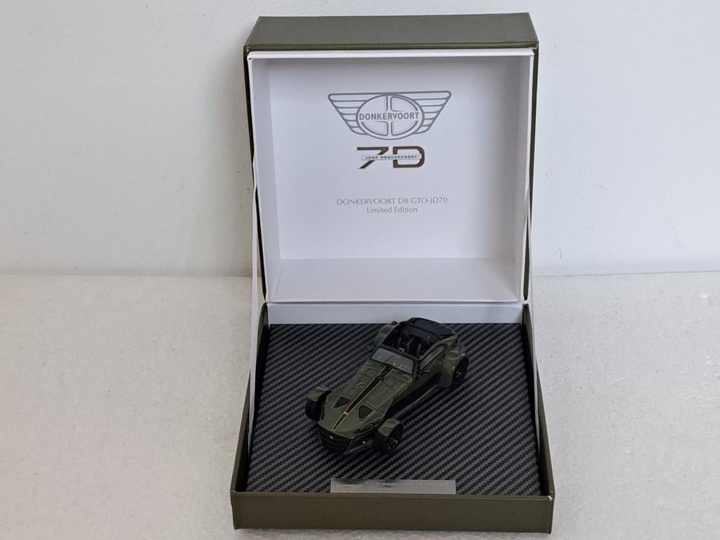 Donkervoort D8 GTO JD70 Groen 1/43 Spark Lim Edition uniek, Ophalen of Verzenden, Zo goed als nieuw, Auto, Overige merken