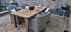 Mooie gebruikte tuinset., Ophalen of Verzenden, Gebruikt, Teakhout