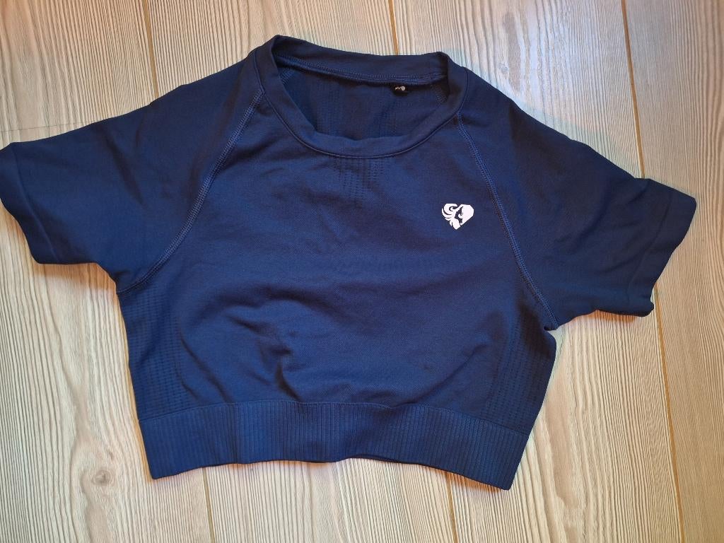 Women's Best sport top blauw mt S, Kleding | Dames, Sportkleding, Women's Best, Overige typen, Zo goed als nieuw, Maat 36 (S)