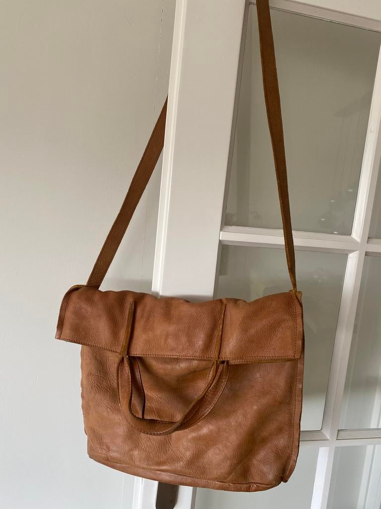 Shabbies amsterdam tas 15 euro, Ophalen, Zo goed als nieuw, Bruin