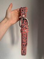 Vintage Y2K oud roze lederen riem met grove studs, Kleding | Dames, Riemen en Ceinturen, Vintage, Overige kleuren, 3 tot 5 cm