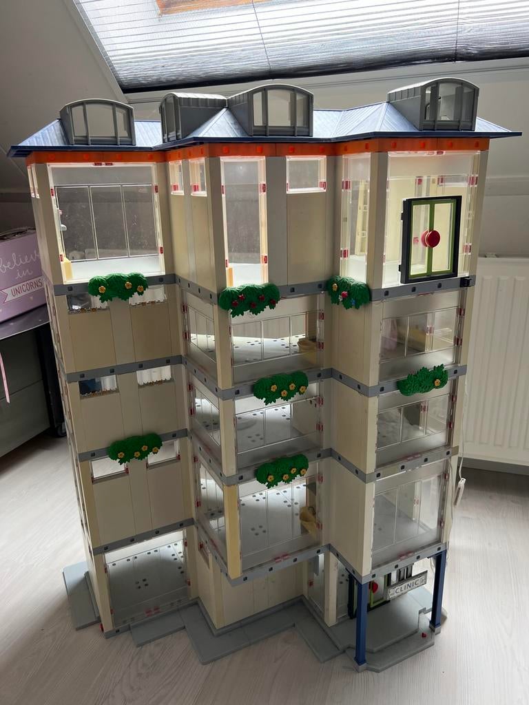 Playmobil Ziekenhuis (4404 en 7942) met Veel Extra's, Ophalen, Gebruikt, Complete set