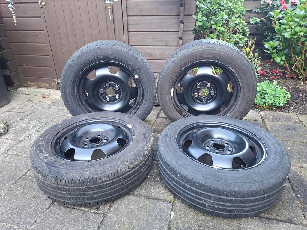 Zomerbanden met velgen voor VW Transporter T5/T6, Ophalen, Banden en Velgen, 17 inch, Bestelwagen