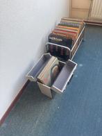 Lp's gemengde collectie met jaren '60 rolbaar rek, Cd's en Dvd's, Vinyl | Pop, Ophalen, 1960 tot 1980, Gebruikt, 12 inch