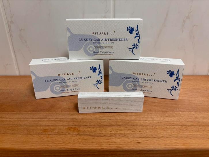 Rituals of Amsterdam autoparfum houder met 2 navullingen🇳🇱, Sieraden, Tassen en Uiterlijk, Uiterlijk | Parfum, Nieuw, Ophalen of Verzenden