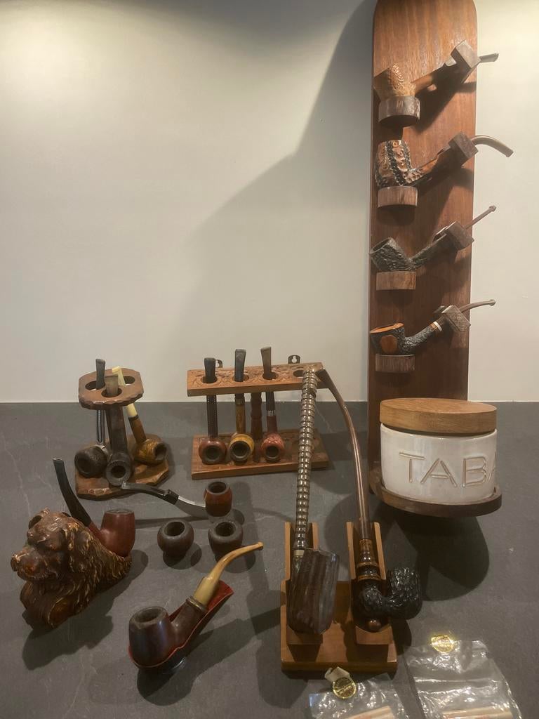 Collectie pijpen en tabakspot, Ophalen of Verzenden, Gebruikt, (Water)pijp