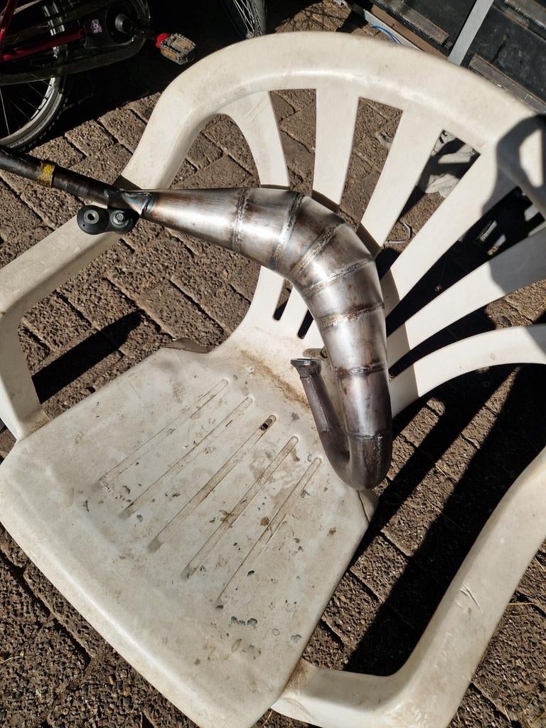 Uitlaat tomos met demper, Ophalen of Verzenden, Zo goed als nieuw, Uitlaat, Tomos